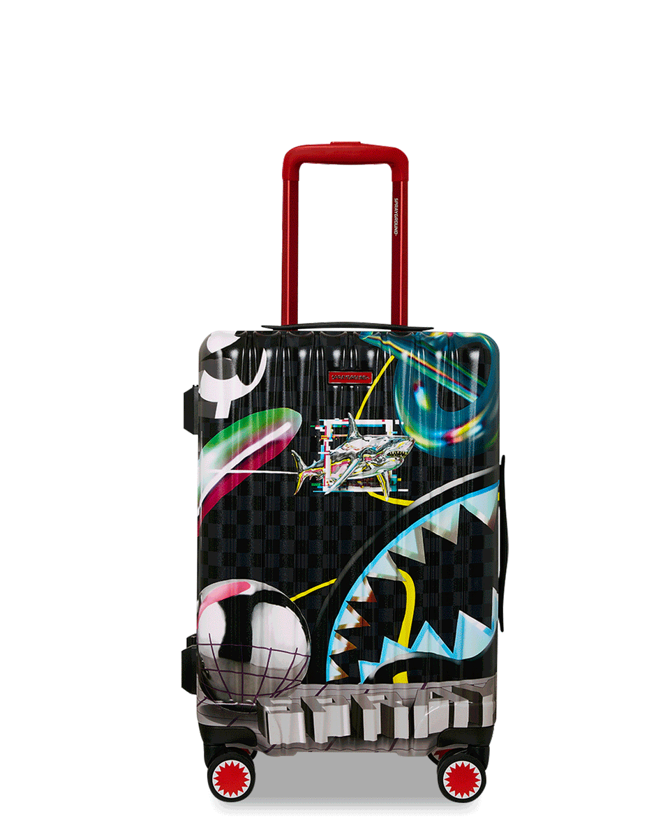 MIND TRIP SHARK DOSE SHARKNAUTICS HARDSHELL CARRY-ON LUGGAGE
