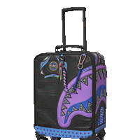 SPRAYGROUND® LUGGAGE AFRICAN INTELLIGENCE 12 BROOKLYN & BEYOND CARRY-ON LUGGAGE - SANDFLOWER COLLAB