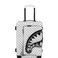 SPRAYGROUND® LUGGAGE BLACK STENCIL SHARK CARRY-ON LUGGAGE