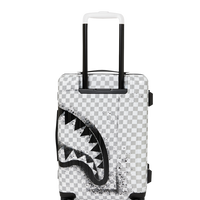 SPRAYGROUND® LUGGAGE BLACK STENCIL SHARK CARRY-ON LUGGAGE