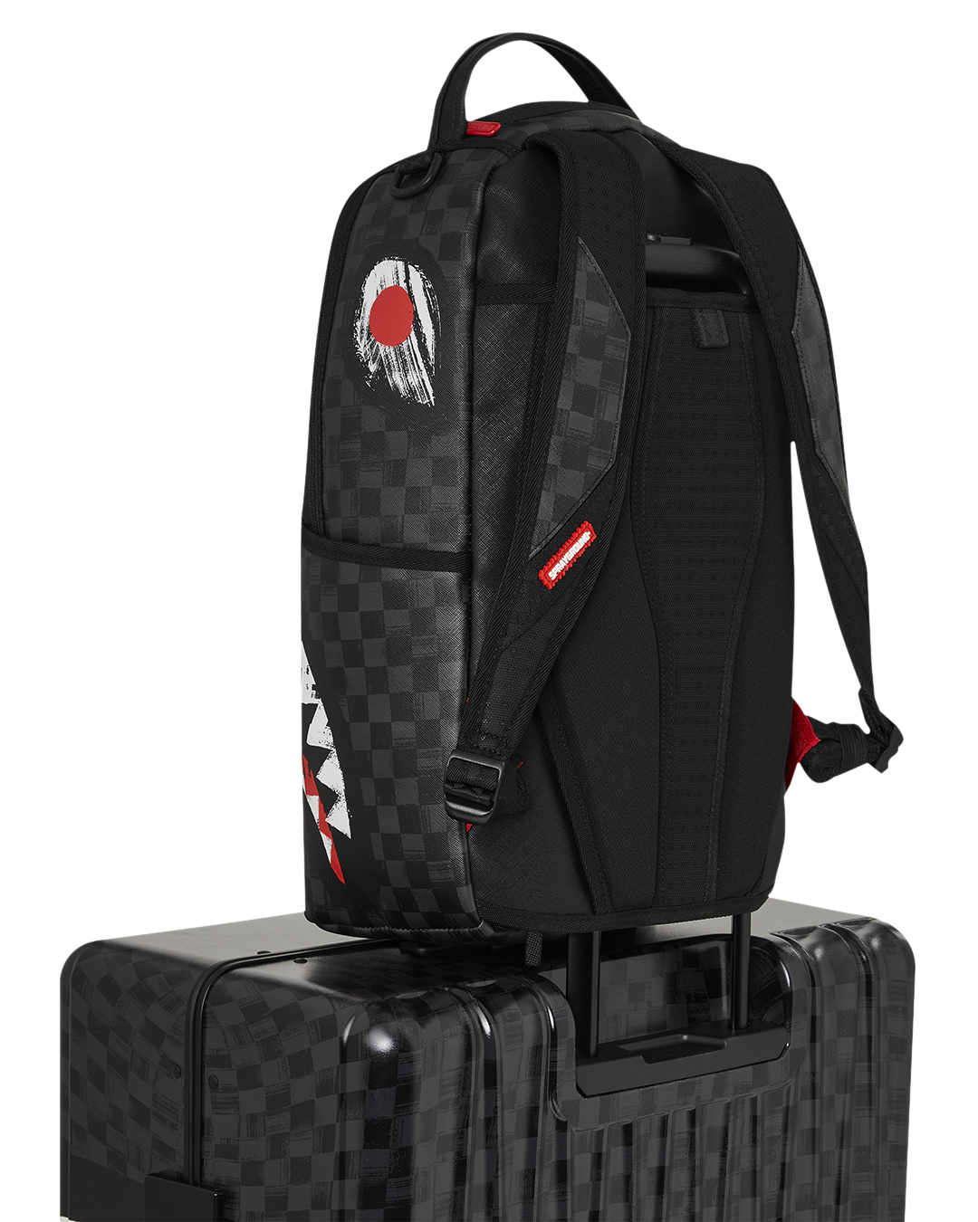 SPRAYGROUND® LUGGAGE SCRIBBLE SHARK FULL-SIZE LUGGAGE