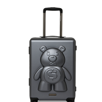 SPRAYGROUND® LUGGAGE MONEYBEAR MOGUL GUNMETAL CARRY-ON LUGGAGE