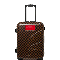 SPRAYGROUND® LUGGAGE RED REDEMPTION CARRY-ON LUGGAGE