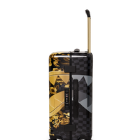 SPRAYGROUND® LUGGAGE GOLD FLORAL REMIX CARRY-ON LUGGAGE