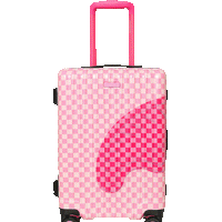SPRAYGROUND® LUGGAGE PINK SHARKS IN PARIS PATCH CARRY-ON LUGGAGE