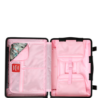 SPRAYGROUND® LUGGAGE SHINOBI SHARKS IN PARIS (PINK) CARRY-ON LUGGAGE