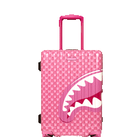 SPRAYGROUND® LUGGAGE SHINOBI SHARKS IN PARIS (PINK) CARRY-ON LUGGAGE