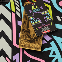 SPRAYGROUND® DUFFLE A.I. PATH TO THE FUTURE III DUFFLE - SANDFLOWER COLLAB (GLOW IN THE DARK)