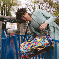 SPRAYGROUND® DUFFLE SLICED AND DICED CAMO DUFFLE