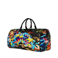 SPRAYGROUND® DUFFLE SLICED AND DICED CAMO DUFFLE