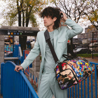 SPRAYGROUND® DUFFLE SLICED AND DICED CAMO DUFFLE