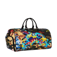 SPRAYGROUND® DUFFLE SLICED AND DICED CAMO DUFFLE