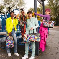 SPRAYGROUND® DUFFLE SLICED AND DICED CAMO DUFFLE