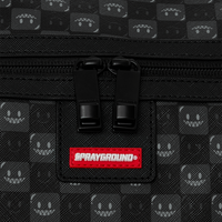 SPRAYGROUND® DUFFLE SHARKS IN PARIS WTF BUBBLY BLACK CHECK DUFFLE