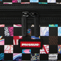 SPRAYGROUND® MINI DUFFLE CRAZY CHECK MINI DUFFLE