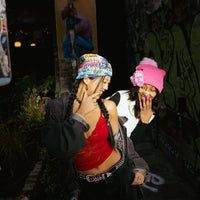 SPRAYGROUND® HAT SPLIT KNIT GRAFF BEANIE