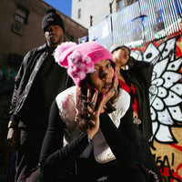 SPRAYGROUND® HAT PINK BEAR PUFF BEANIE