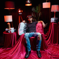 SPRAYGROUND® POUCH CREAM CHECK SIDE DRIP POUCH