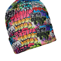 SPRAYGROUND® HAT SPLIT KNIT GRAFF BEANIE