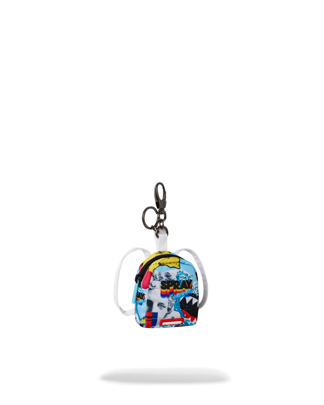COLLAGE OF RANDOM BACKPACK KEYCHAIN SPRAYGROUND