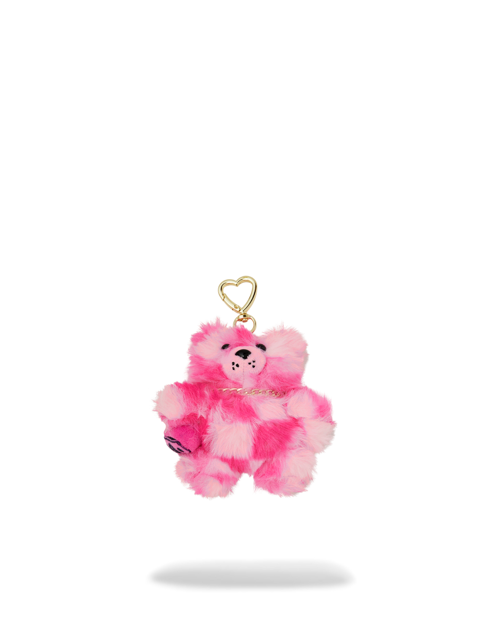 SPRAYGROUND ぬいぐるみ クマ ピンク FURZILLA SHARK (PINK CHECK) KEYCHAIN – SPRAYGROUND®