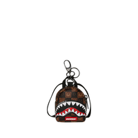 SPRAYGROUND® KEYCHAIN SHARKS IN PARIS GRIN & GRIND BACKPACK KEYCHAIN