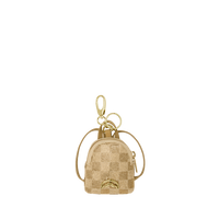 SPRAYGROUND® KEYCHAIN 2 TONE GOLD TRINITY BACKPACK KEYCHAIN