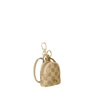 SPRAYGROUND® KEYCHAIN 2 TONE GOLD TRINITY BACKPACK KEYCHAIN