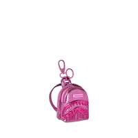SPRAYGROUND® KEYCHAIN METALLIC PINK METALLIC DRIP BACKPACK KEYCHAIN