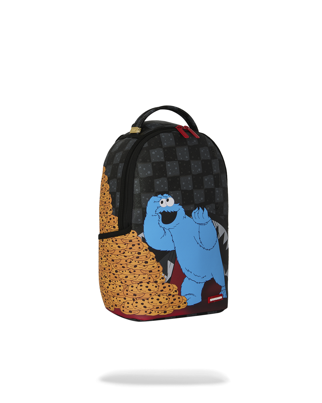 cookie monster mini backpack Sesame Street 17" Blue this mini backpack doesnt slack on the practical details Cookie Monster Loungefly New |