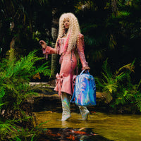 SPRAYGROUND® BACKPACK A.I. AFRICAN INTELLIGENCE THE OCEAN WITHIN BACKPACK - SANDFLOWER COLLAB