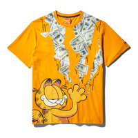SPRAYGROUND® APPAREL GARFIELD CAT STRATCH GRAPHIC T-SHIRT (ORANGE)