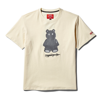 SPRAYGROUND® APPAREL SHORT SLEEVE GRAPHIC MONEY BEAR T-SHIRT (APRICOT)