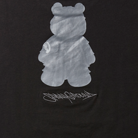 SPRAYGROUND® APPAREL SHORT SLEEVE GRAPHIC MONEY BEAR T-SHIRT (BLACK)
