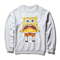 SPRAYGROUND® APPAREL SPRAYGROUND PULLOVER CREW NECK SWEATSHIRT (LT GREY)