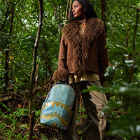 SPRAYGROUND® BACKPACK FOUNDATION CRYSTAL IRIDESCENT SHARK BACKPACK