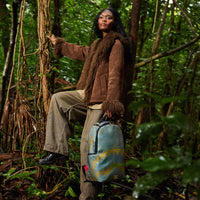 SPRAYGROUND® BACKPACK FOUNDATION CRYSTAL IRIDESCENT SHARK BACKPACK