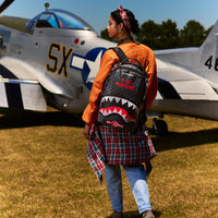 SPRAYGROUND® BACKPACK BOEING P-51 MUSTANG SHARKMOUTH BACKPACK