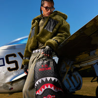 SPRAYGROUND® BACKPACK BOEING P-51 MUSTANG SHARKMOUTH BACKPACK