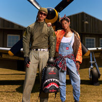 SPRAYGROUND® BACKPACK BOEING P-51 MUSTANG SHARKMOUTH BACKPACK
