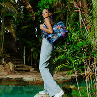 SPRAYGROUND® TOTE GLOW IN THE DARK CITY OF LIGHT TOTE