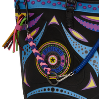 SPRAYGROUND® TOTE AFRICAN INTELLIGENCE 12 BROOKLYN & BEYOND TOTE - SANDFLOWER COLLAB