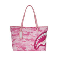 SPRAYGROUND® TOTE PINK CAMO FAUX FUR TOTE