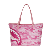 SPRAYGROUND® TOTE PINK CAMO FAUX FUR TOTE