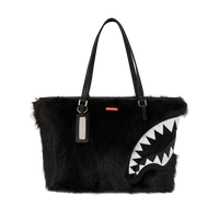 SPRAYGROUND® TOTE FUR CRAY BLACK TOTE