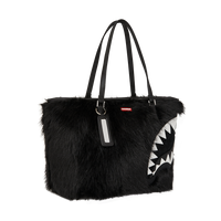 SPRAYGROUND® TOTE FUR CRAY BLACK TOTE
