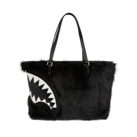 SPRAYGROUND® TOTE FUR CRAY BLACK TOTE