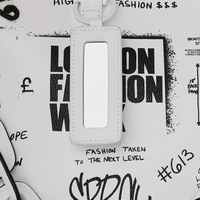 SPRAYGROUND® TOTE LFW SKETCHED BLACK AND WHITE TOTE