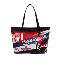 SPRAYGROUND® TOTE LFW RED WHITE BLUE GRAFFITI TOTE