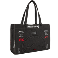 SPRAYGROUND® TOTE GRID LOCKED TORTUGA TOTE